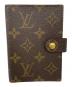 LOUIS VUITTON（ルイ ヴィトン）の古着「LOUIS VUITTON 手帳カバー」｜ブラウン