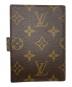 LOUIS VUITTON (ルイ ヴィトン) LOUIS VUITTON 手帳カバー ブラウン：10000円