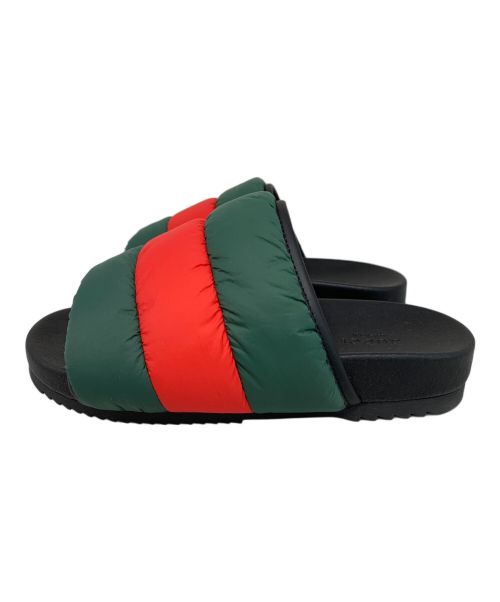 GUCCI（グッチ）GUCCI (グッチ) GUCCI シェリーライン パテッドサンダル ブラック サイズ:37の古着・服飾アイテム