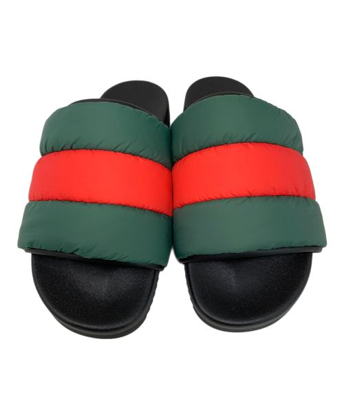 GUCCI（グッチ）GUCCI (グッチ) GUCCI シェリーライン パテッドサンダル ブラック サイズ:37の古着・服飾アイテム