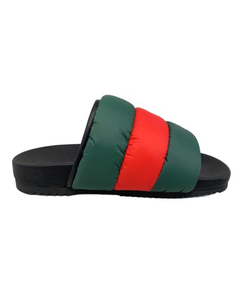 GUCCI（グッチ）GUCCI (グッチ) GUCCI シェリーライン パテッドサンダル ブラック サイズ:37の古着・服飾アイテム