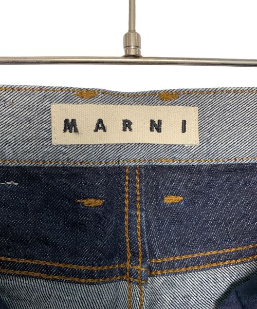 MARNI（マルニ）MARNI (マルニ) パッチワークデニムパンツ インディゴ サイズ:28の古着・服飾アイテム