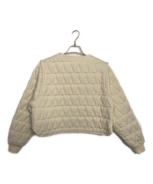 Sea Room lynn（シールームリン）Sea Room lynn (シールームリン) Sea Room Lynn Heartキルティングジャケット アイボリー サイズ:Freeの古着・服飾アイテム