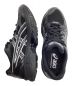 中古・古着 asics (アシックス) スニーカー ブラック×ホワイト サイズ:6 1/2：18000円