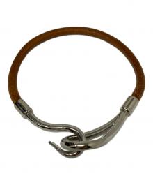 HERMES（エルメス）の古着「HERMES レザーブレスレット」｜ブラウン