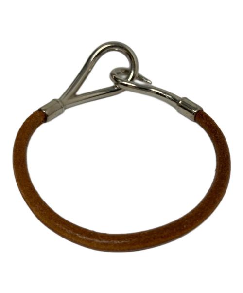 HERMES（エルメス）HERMES (エルメス) HERMES レザーブレスレット ブラウンの古着・服飾アイテム