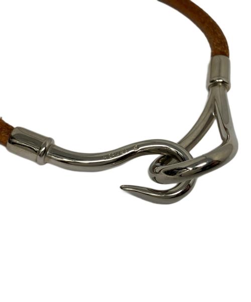 HERMES（エルメス）HERMES (エルメス) HERMES レザーブレスレット ブラウンの古着・服飾アイテム