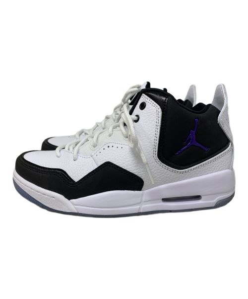 NIKE（ナイキ）NIKE (ナイキ) NIKE JORDAN COURTSIDE スニーカー ホワイト×ブラック サイズ:25cmの古着・服飾アイテム