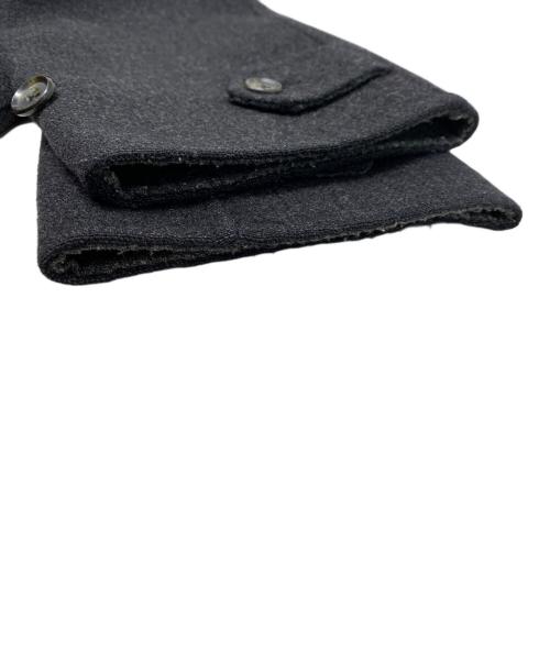 J.PRESS（ジェイプレス）J.PRESS (ジェイプレス) J.PRESS ステンカラーコート ブラック サイズ:Mの古着・服飾アイテム