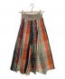 FENNEL（フェンネル）の古着「FENNEL ロングスカート」｜レッド×グレー
