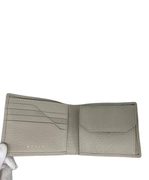 ETiAM（エティアム）ETiAM (エティアム) ETiAM 2つ折り財布 グレーの古着・服飾アイテム