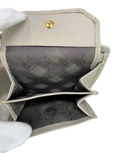 ETiAM（エティアム）ETiAM (エティアム) ETiAM 2つ折り財布 グレーの古着・服飾アイテム