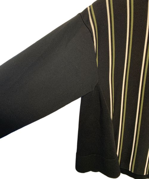 FRED PERRY（フレッドペリー）FRED PERRY (フレッドペリー) FRED PERRY ポロシャツ ブラック×ホワイト サイズ:36の古着・服飾アイテム