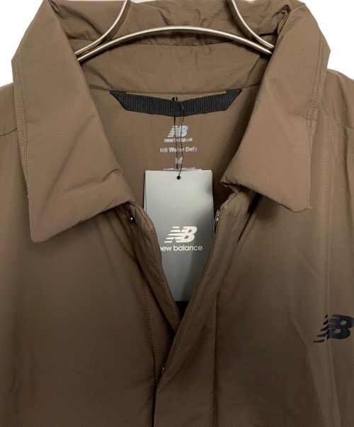 NEW BALANCE（ニューバランス）NEW BALANCE (ニューバランス) NEW BALANCE コーチジャケット ダークマッシュルーム サイズ:L 未使用品の古着・服飾アイテム