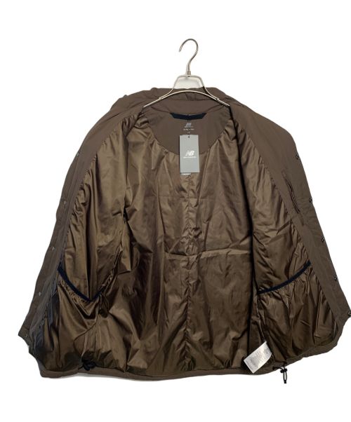 NEW BALANCE（ニューバランス）NEW BALANCE (ニューバランス) NEW BALANCE コーチジャケット ダークマッシュルーム サイズ:L 未使用品の古着・服飾アイテム