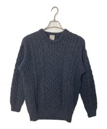 INVERALLAN（インバーアラン）の古着「INVERALLAN ケーブルニット」｜グレー