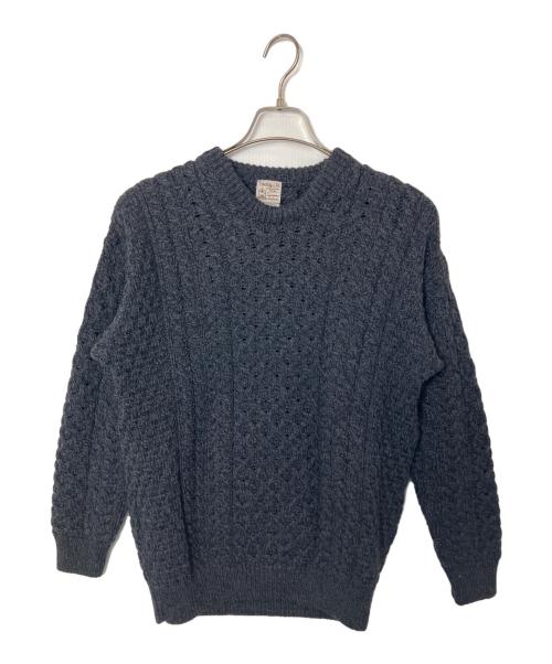 INVERALLAN（インバーアラン）INVERALLAN (インバーアラン) INVERALLAN ケーブルニット グレー サイズ:XSの古着・服飾アイテム