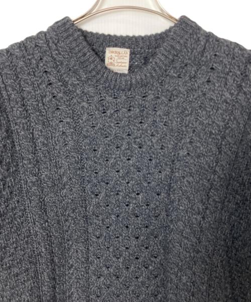 INVERALLAN（インバーアラン）INVERALLAN (インバーアラン) INVERALLAN ケーブルニット グレー サイズ:XSの古着・服飾アイテム