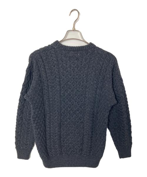 INVERALLAN（インバーアラン）INVERALLAN (インバーアラン) INVERALLAN ケーブルニット グレー サイズ:XSの古着・服飾アイテム