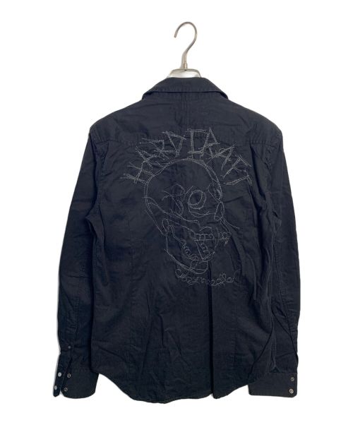 DIESEL（ディーゼル）DIESEL (ディーゼル) DIESEL バック刺繍ウエスタンシャツ ブラック サイズ:Mの古着・服飾アイテム