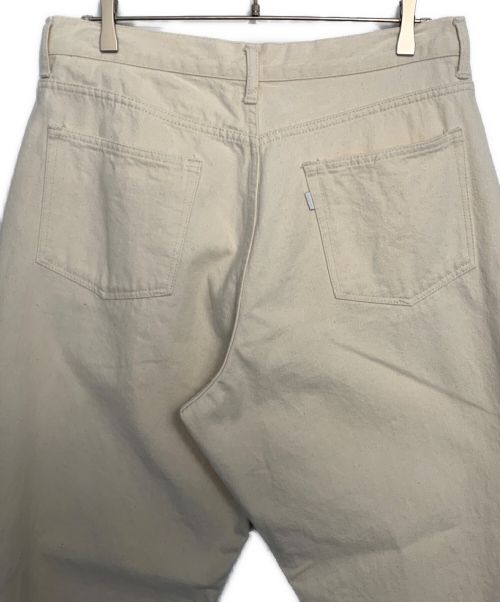 CUP AND CONE（カップアンドコーン）CUP AND CONE (カップアンドコーン) CUP AND CONE デニムパンツ アイボリー サイズ:3の古着・服飾アイテム