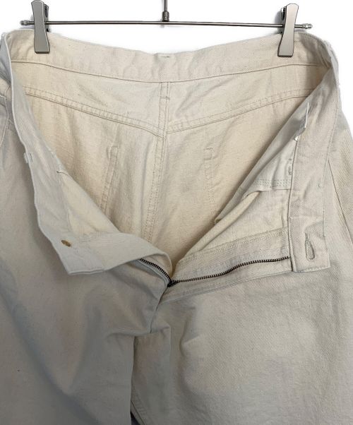 CUP AND CONE（カップアンドコーン）CUP AND CONE (カップアンドコーン) CUP AND CONE デニムパンツ アイボリー サイズ:3の古着・服飾アイテム