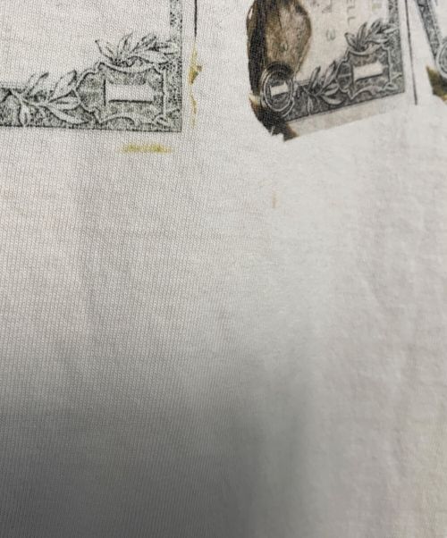 SAINT MICHAEL（セントマイケル）SAINT MICHAEL (セントマイケル) SAINT MICHAEL MONEY TEE ホワイト サイズ:XLの古着・服飾アイテム