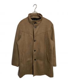 MICHEL KLEIN HOMME（ミッシェルクラン オム）の古着「MICHEL KLEIN HOMME ポンチスエードコート」｜ベージュ