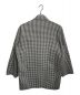 Mmlg (エムエムエルジー) Mmlg GINGHAM WORKER JACKET コート ホワイト×ブラック サイズ:M：4000円