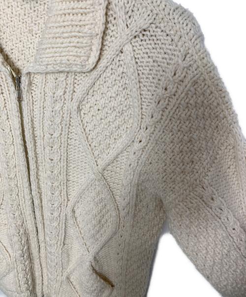 TE JIDOS IMALAYA（TE JIDOS IMALAYA）TE JIDOS IMALAYA (TE JIDOS IMALAYA) TE JIDOS IMALAYA ニットジャケット アイボリー サイズ:-の古着・服飾アイテム