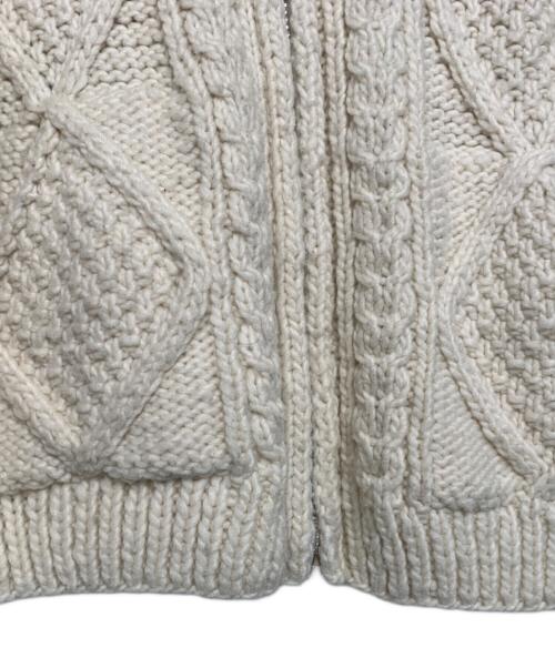 TE JIDOS IMALAYA（TE JIDOS IMALAYA）TE JIDOS IMALAYA (TE JIDOS IMALAYA) TE JIDOS IMALAYA ニットジャケット アイボリー サイズ:-の古着・服飾アイテム