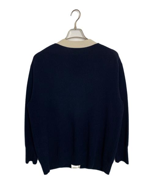 Plage（プラージュ）Plage (プラージュ) Plage カーディガン ネイビー×ホワイト サイズ:Freeの古着・服飾アイテム