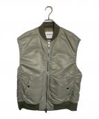 ARMY upper hightsアーミーアッパーハイツ）の古着「ARMY UPPER HIGHTS ベスト」｜グレー
