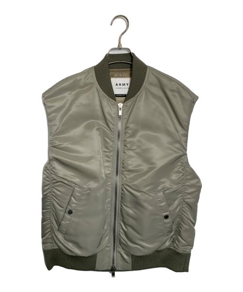 ARMY upper hights（アーミーアッパーハイツ）ARMY UPPER HIGHTS (アーミーアッパーハイツ) ARMY UPPER HIGHTS ベスト グレー サイズ:1の古着・服飾アイテム