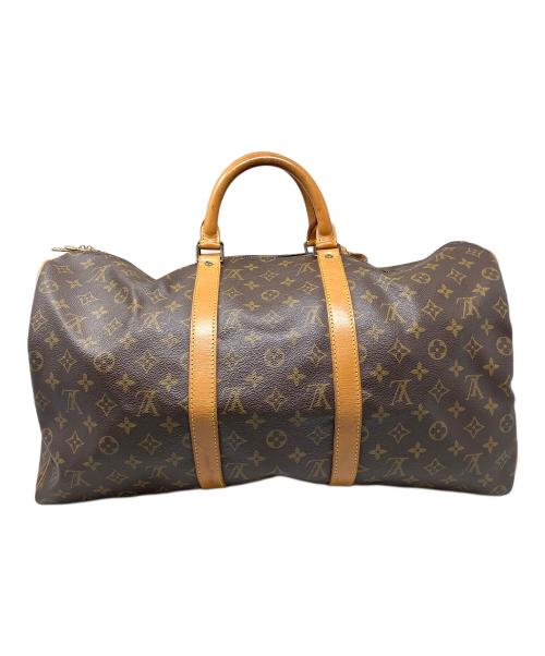 LOUIS VUITTON（ルイ ヴィトン）LOUIS VUITTON (ルイ ヴィトン) ボストンバッグ　LOUIS VUITTON(ルイヴィトン)　モノグラム　キーポル・バンドリエール50 ブラウンの古着・服飾アイテム