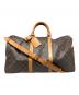 LOUIS VUITTON（ルイ ヴィトン）の古着「ボストンバッグ　LOUIS VUITTON(ルイヴィトン)　モノグラム　キーポル・バンドリエール50」｜ブラウン