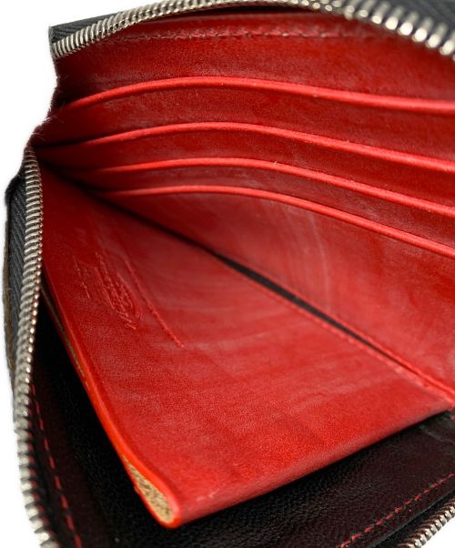 Whitehouse Cox（ホワイトハウスコックス）Whitehouse Cox (ホワイトハウスコックス) Whitehouse Cox スリムジップウォレット ブラックの古着・服飾アイテム