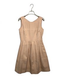 BLUE LABEL CRESTBRIDGE（ブルーレーベルクレストブリッジ）の古着「BLUE LABEL CRESTBRIDGE ノースリーブワンピース」｜ピンク