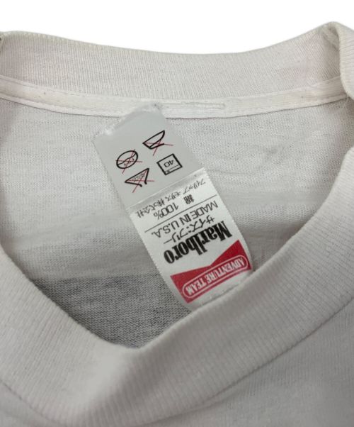 marlboro（マルボロ）marlboro (マルボロ) Marlboro ポケットTシャツ ホワイト サイズ:Freeの古着・服飾アイテム