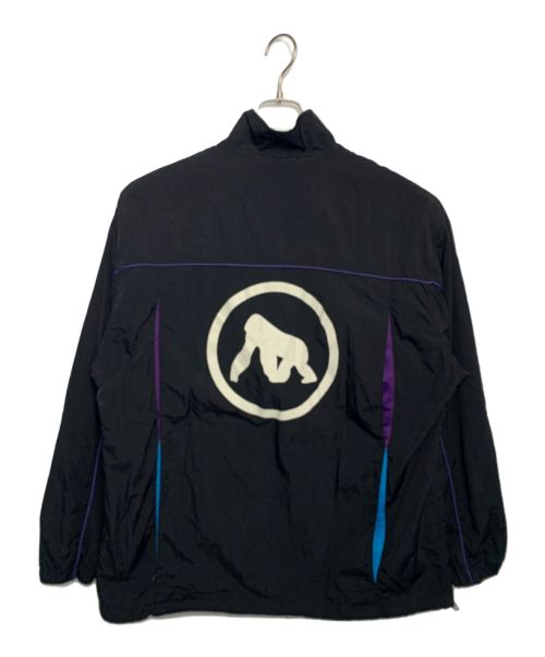 X-LARGE（エクストララージ）X-LARGE (エクストララージ) X-LARGE ハーフジップナイロンプルオーバージャケット ブラック サイズ:Lの古着・服飾アイテム