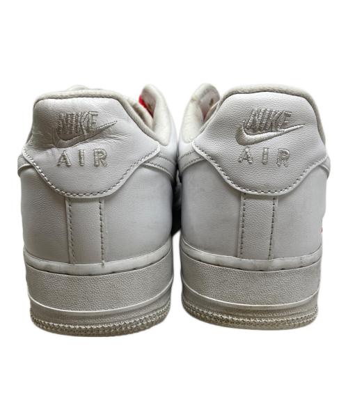 NIKE（ナイキ）NIKE (ナイキ) SUPREME (シュプリーム) NIKE Supreme AIR FORCE1 LOW スニーカー ホワイト×レッド サイズ:26.5cmの古着・服飾アイテム
