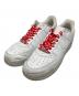 NIKE（ナイキ）の古着「NIKE Supreme AIR FORCE1 LOW スニーカー」｜ホワイト×レッド