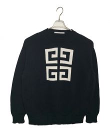 GIVENCHY（ジバンシィ）の古着「GIVENCHY 4Gロゴニット」｜ブラック