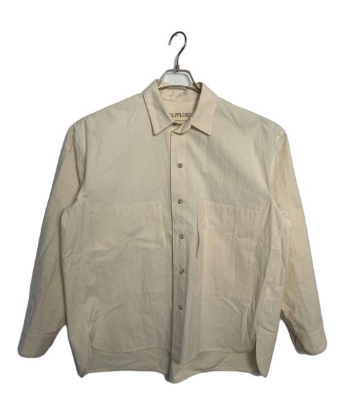 POLYPLOID（ポリプロイド）POLYPLOID (ポリプロイド) POLYPLOID シャツジャケット ホワイト サイズ:2の古着・服飾アイテム