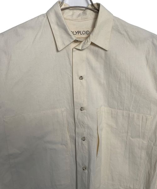 POLYPLOID（ポリプロイド）POLYPLOID (ポリプロイド) POLYPLOID シャツジャケット ホワイト サイズ:2の古着・服飾アイテム