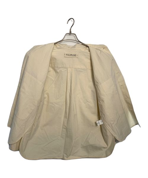 POLYPLOID（ポリプロイド）POLYPLOID (ポリプロイド) POLYPLOID シャツジャケット ホワイト サイズ:2の古着・服飾アイテム