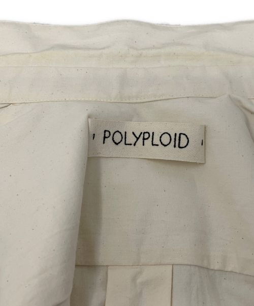 POLYPLOID（ポリプロイド）POLYPLOID (ポリプロイド) POLYPLOID シャツジャケット ホワイト サイズ:2の古着・服飾アイテム