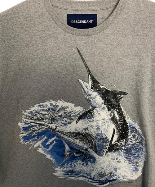 DESCENDANT（ディセンダント）DESCENDANT (ディセンダント) DESCENDANT MARLIN SS TEE グレー サイズ:4の古着・服飾アイテム