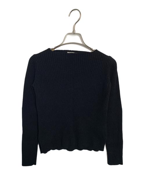 AURALEE（オーラリー）AURALEE (オーラリー) AURALEE SUPER FINE WOOL WIDE RIB KNIT ブラック サイズ:1の古着・服飾アイテム