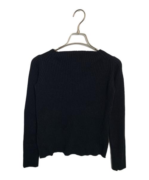 AURALEE（オーラリー）AURALEE (オーラリー) AURALEE SUPER FINE WOOL WIDE RIB KNIT ブラック サイズ:1の古着・服飾アイテム